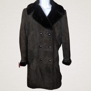 Vintage 80s Citizen by millets fur lined coat